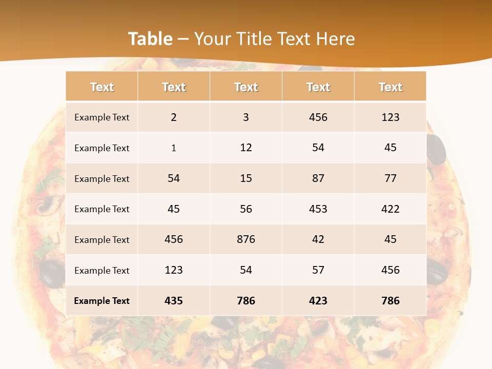 Chicken Meal Snack PowerPoint Template