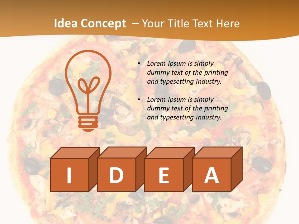 Chicken Meal Snack PowerPoint Template