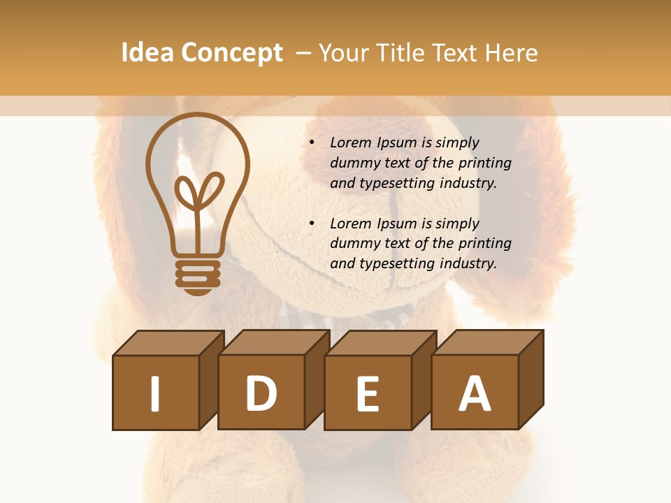 Gift Childhood Background PowerPoint Template