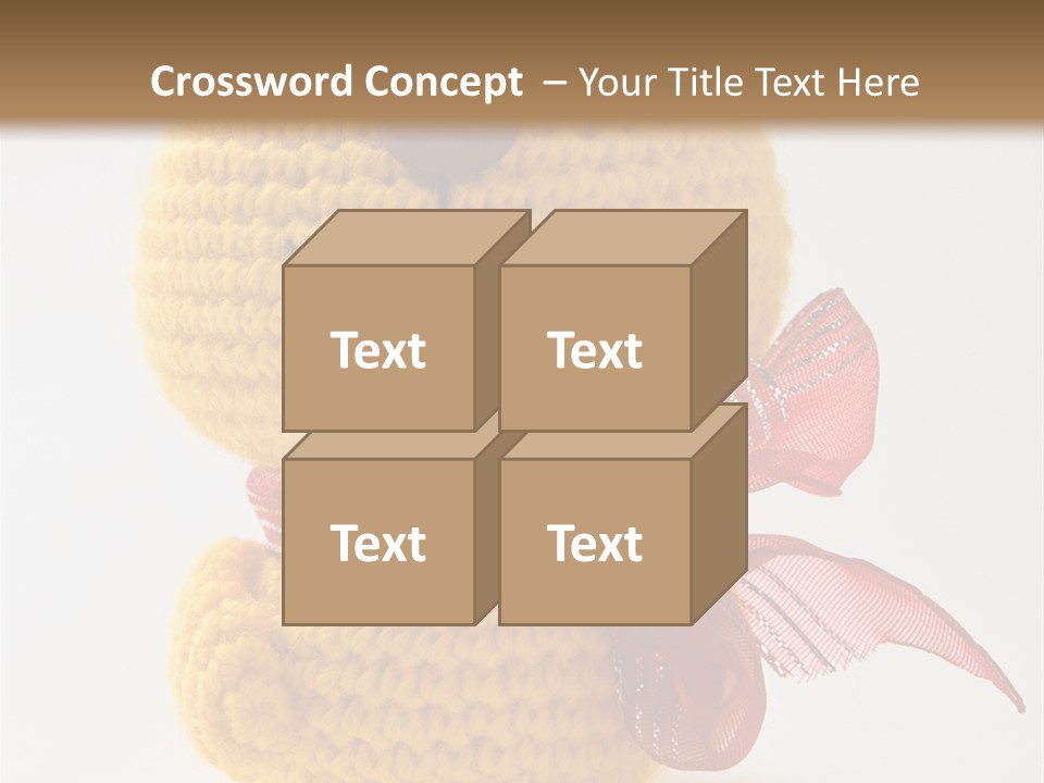 Yellow Cat Play PowerPoint Template