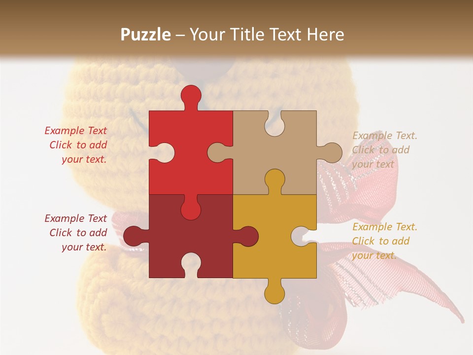 Yellow Cat Play PowerPoint Template