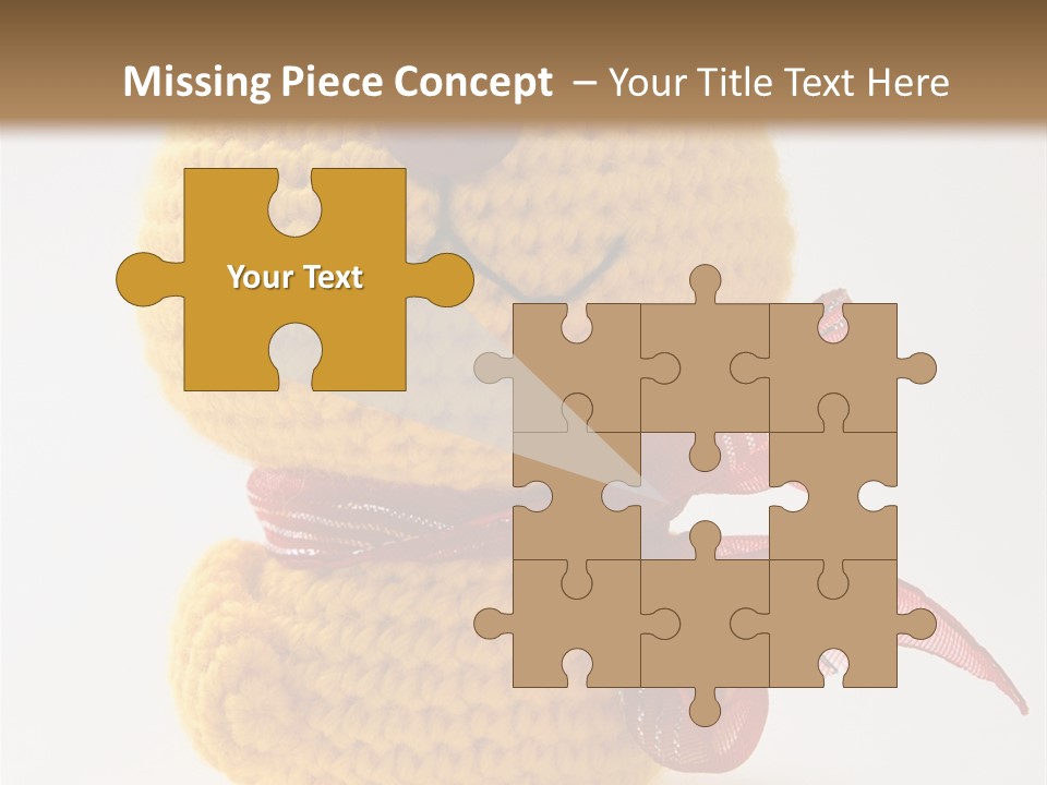 Yellow Cat Play PowerPoint Template