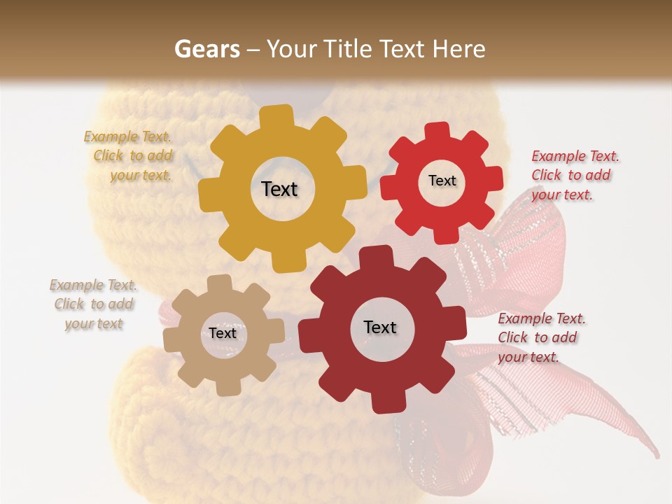 Yellow Cat Play PowerPoint Template