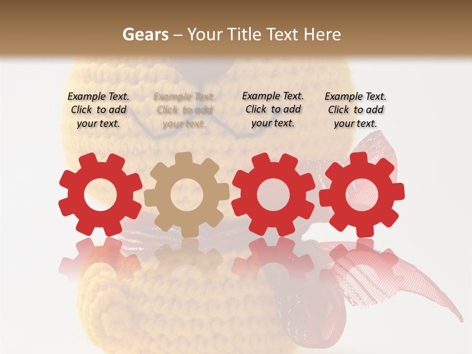 Yellow Cat Play PowerPoint Template