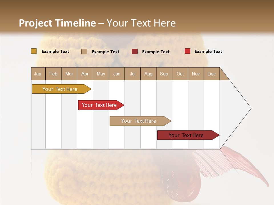 Yellow Cat Play PowerPoint Template