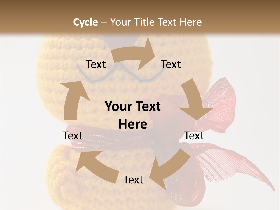 Yellow Cat Play PowerPoint Template