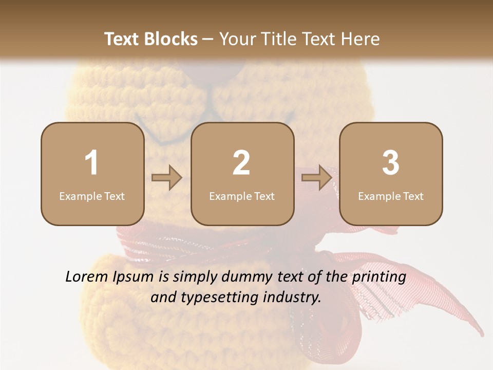 Yellow Cat Play PowerPoint Template