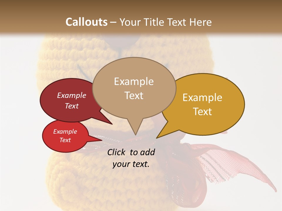 Yellow Cat Play PowerPoint Template