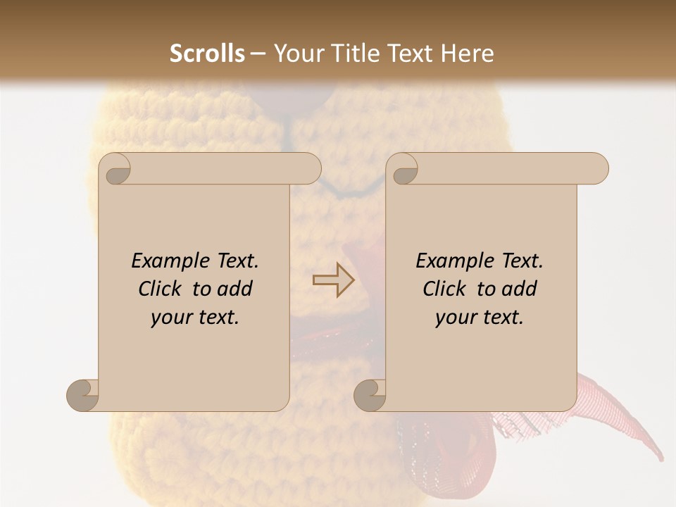 Yellow Cat Play PowerPoint Template