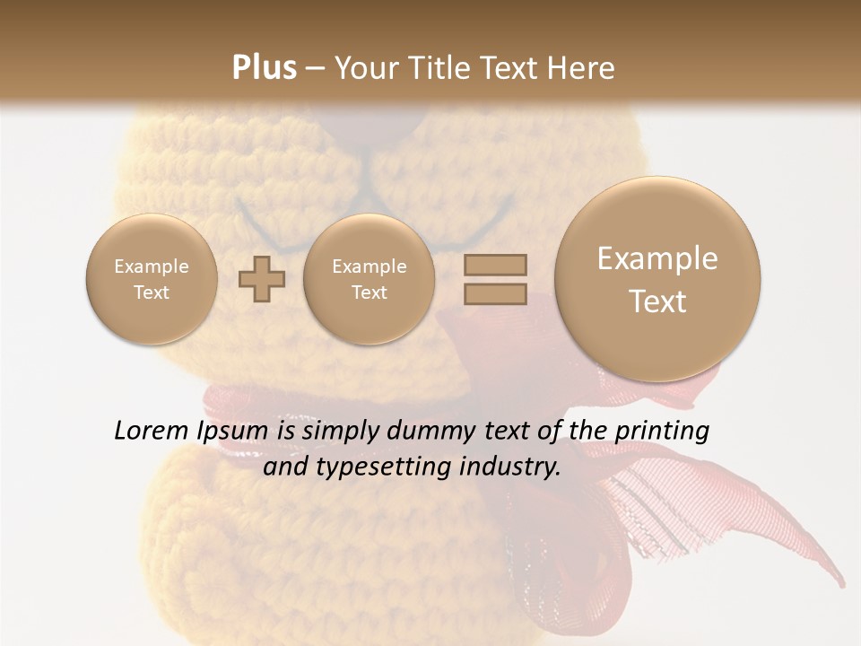 Yellow Cat Play PowerPoint Template