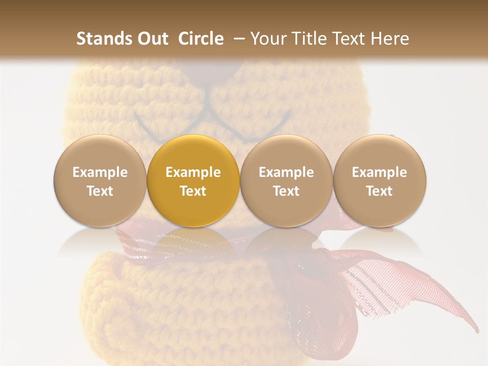 Yellow Cat Play PowerPoint Template
