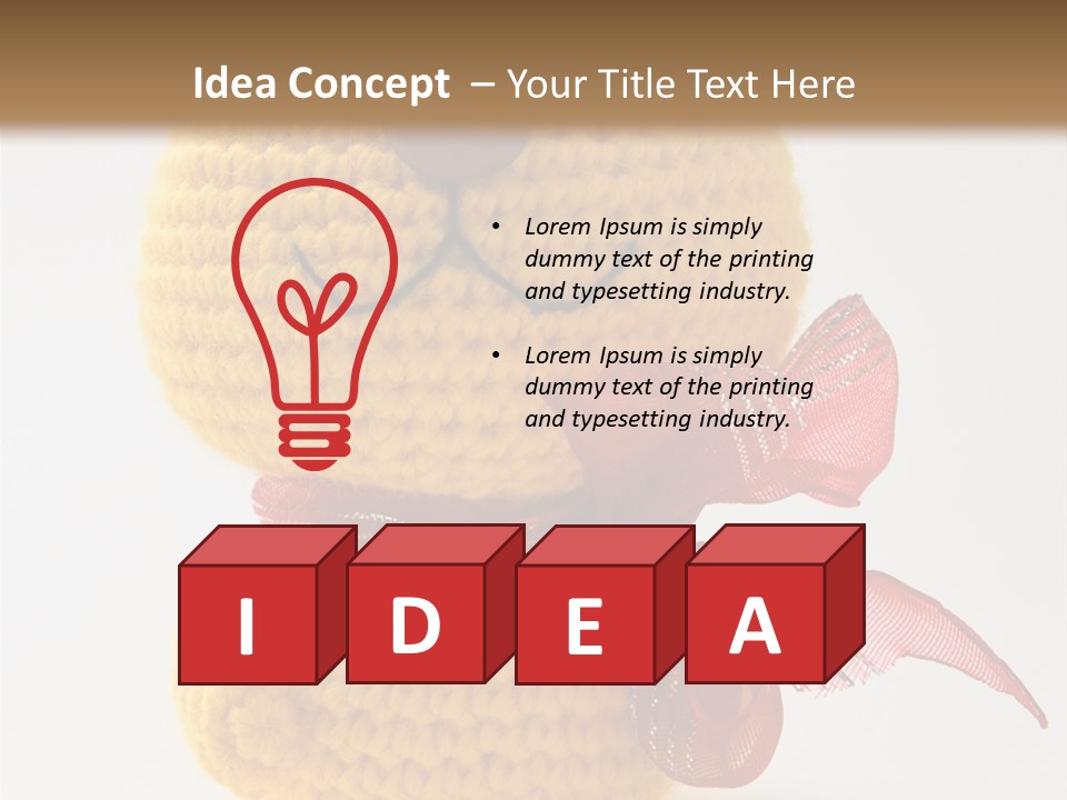 Yellow Cat Play PowerPoint Template