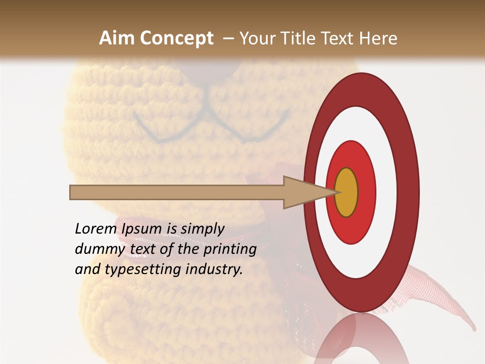 Yellow Cat Play PowerPoint Template