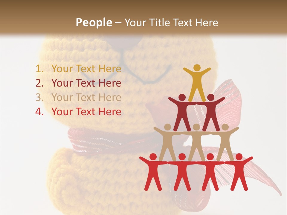 Yellow Cat Play PowerPoint Template