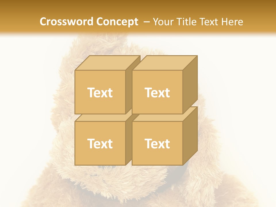 Fluffy Sitting Nose PowerPoint Template