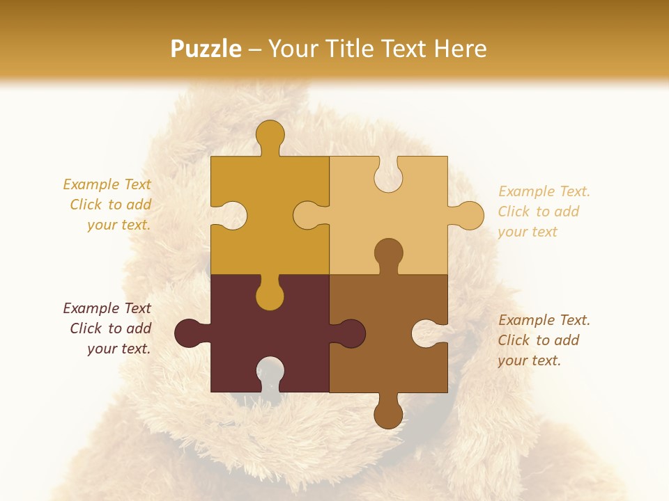 Fluffy Sitting Nose PowerPoint Template