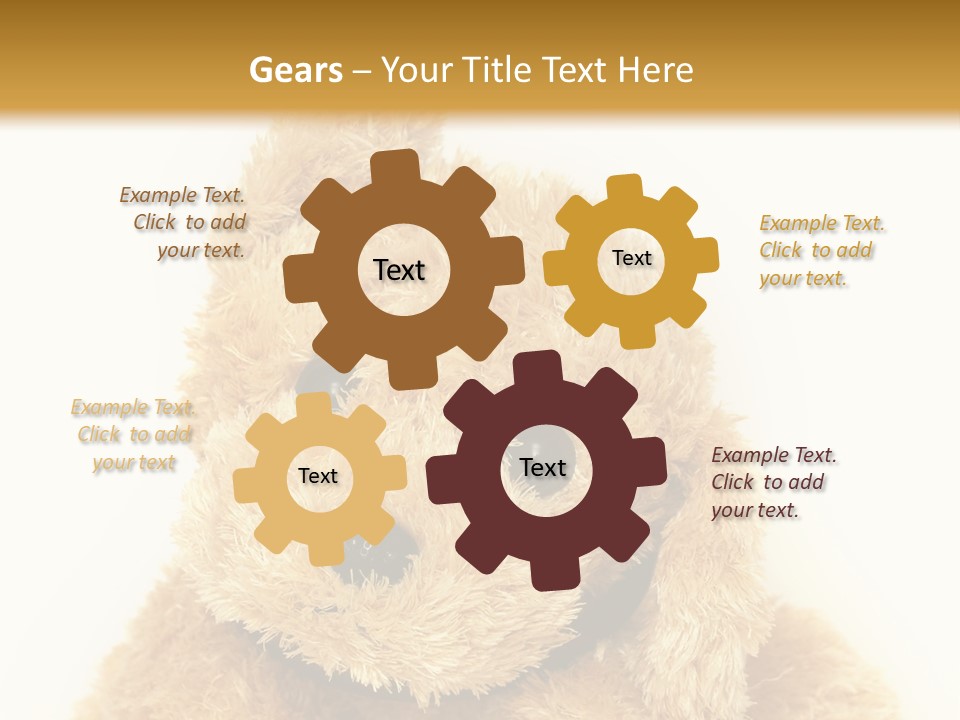 Fluffy Sitting Nose PowerPoint Template