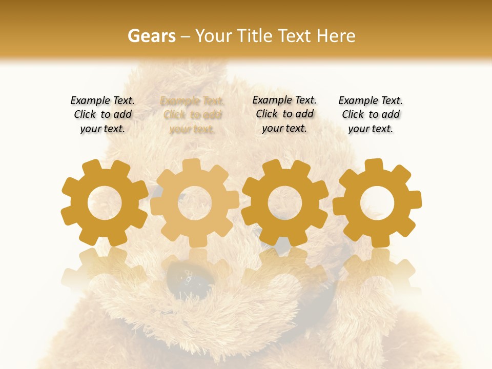 Fluffy Sitting Nose PowerPoint Template