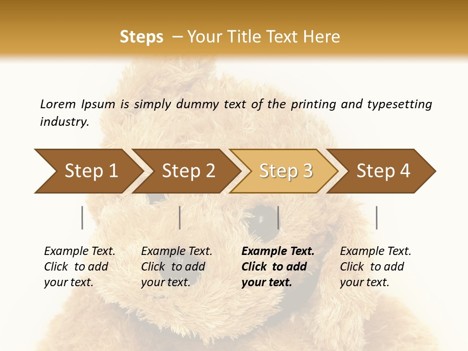 Fluffy Sitting Nose PowerPoint Template