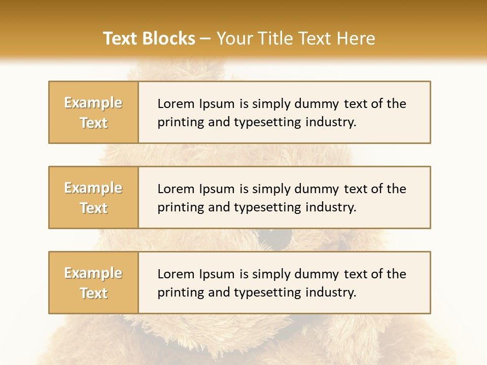 Fluffy Sitting Nose PowerPoint Template