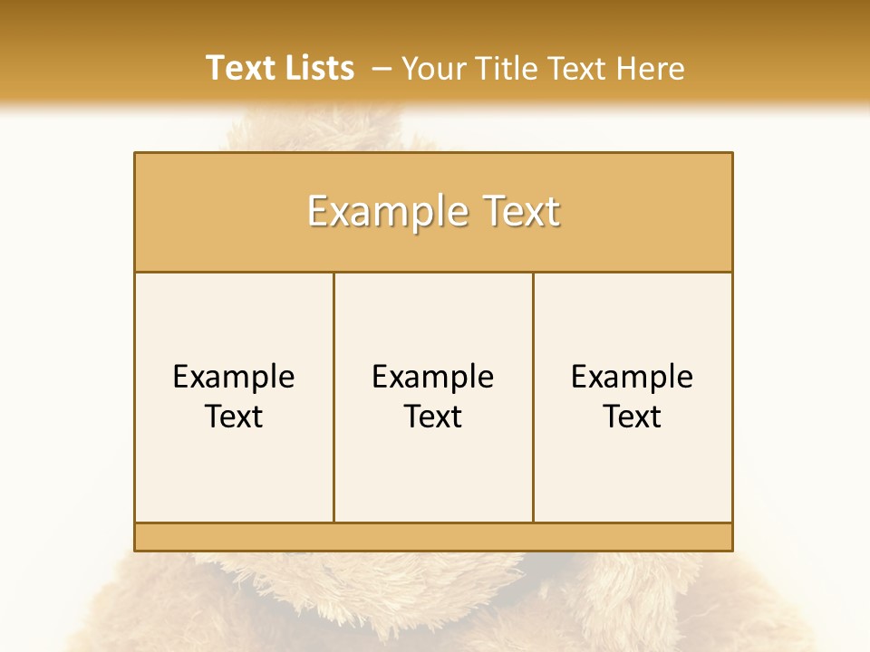 Fluffy Sitting Nose PowerPoint Template