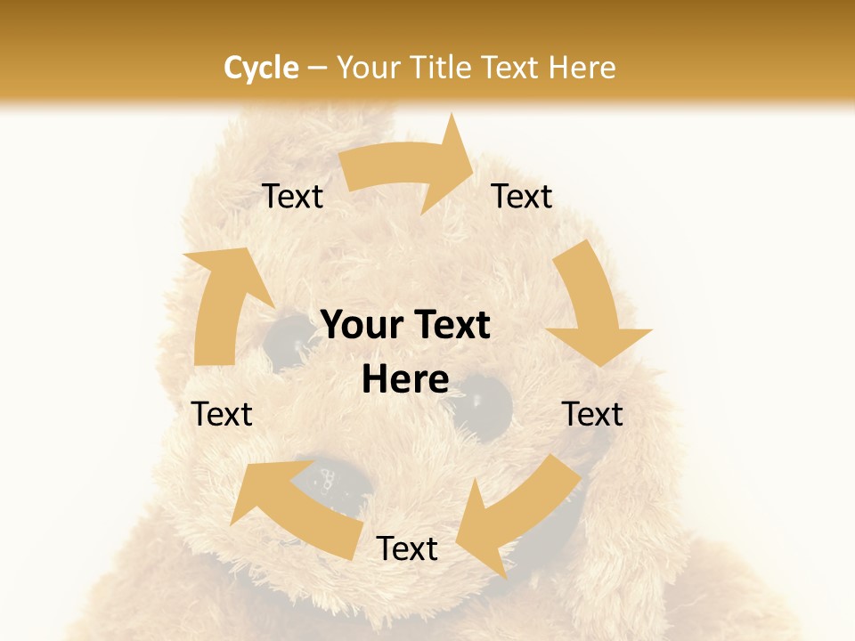 Fluffy Sitting Nose PowerPoint Template