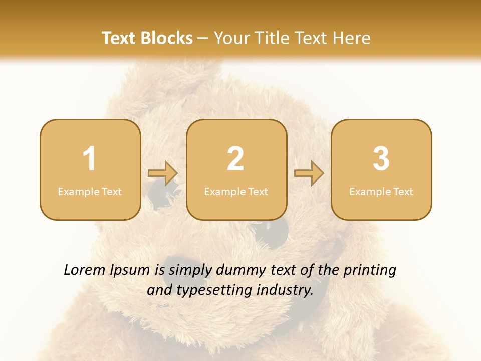 Fluffy Sitting Nose PowerPoint Template