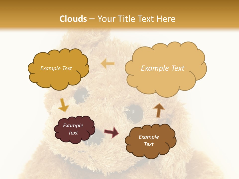 Fluffy Sitting Nose PowerPoint Template