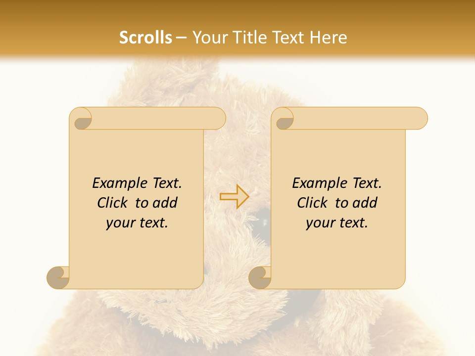 Fluffy Sitting Nose PowerPoint Template