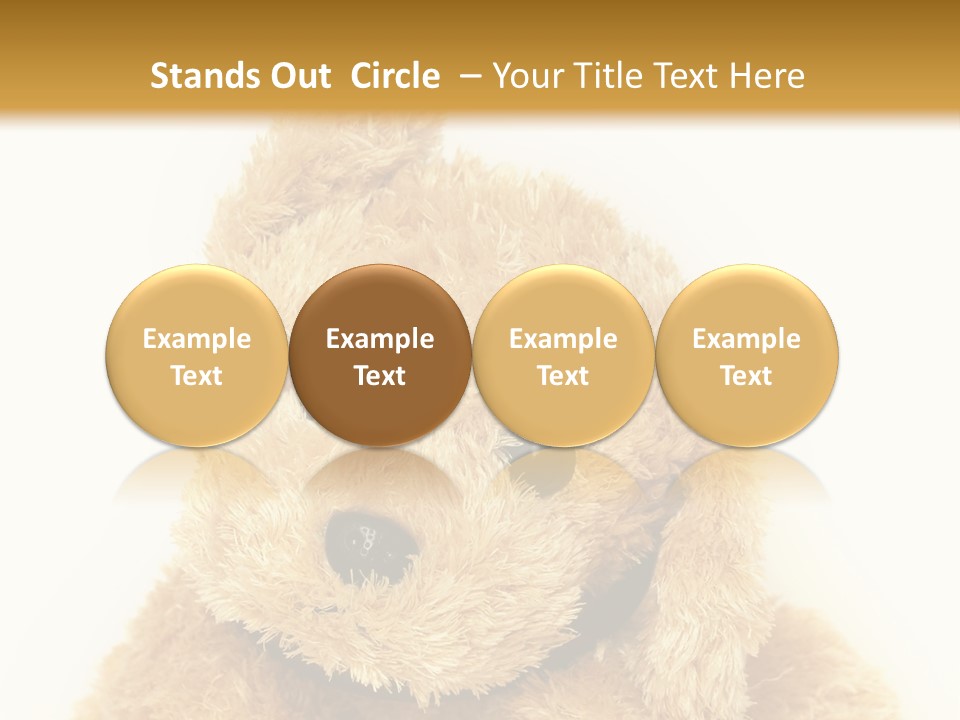 Fluffy Sitting Nose PowerPoint Template