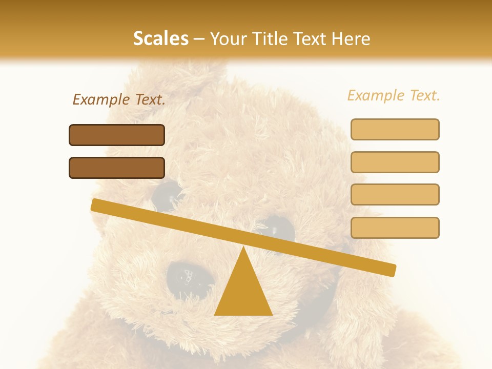 Fluffy Sitting Nose PowerPoint Template