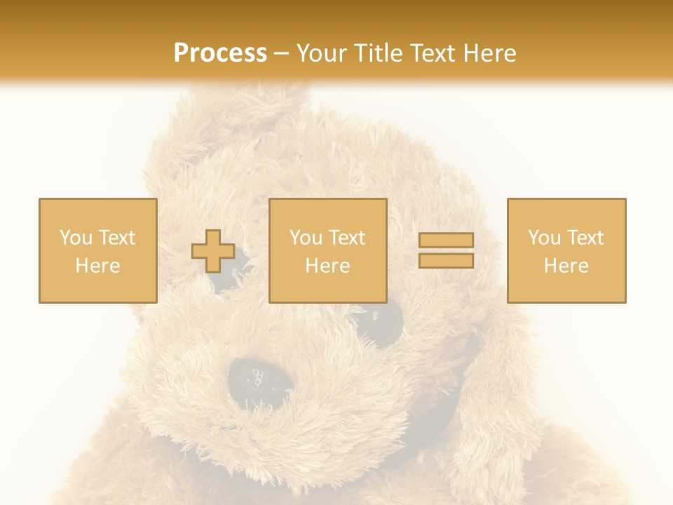 Fluffy Sitting Nose PowerPoint Template