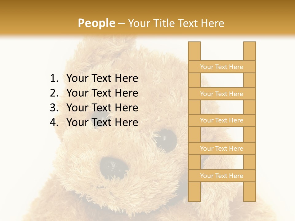 Fluffy Sitting Nose PowerPoint Template