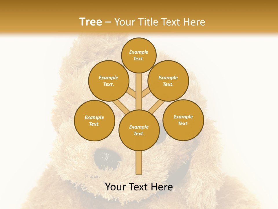 Fluffy Sitting Nose PowerPoint Template