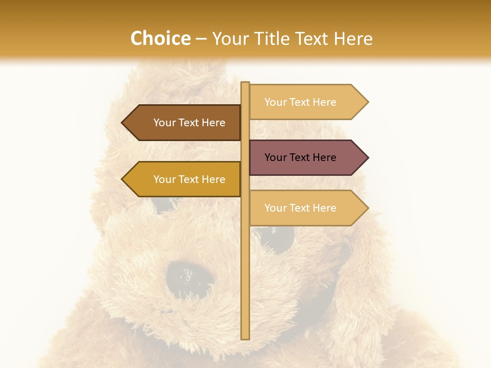 Fluffy Sitting Nose PowerPoint Template