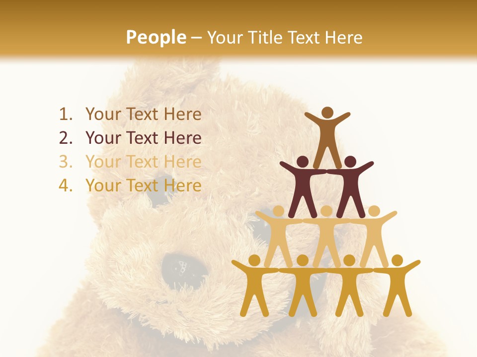 Fluffy Sitting Nose PowerPoint Template