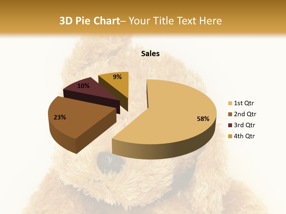 Fluffy Sitting Nose PowerPoint Template