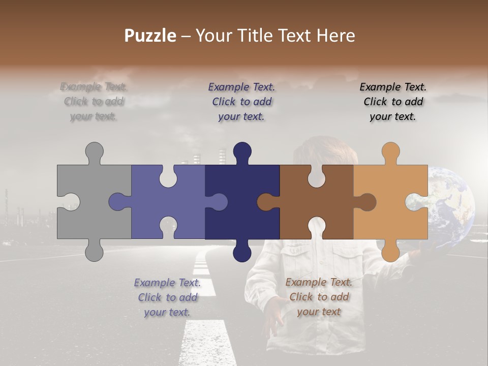 Inquinamento Generazione Catastrofe PowerPoint Template