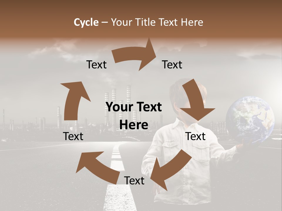 Inquinamento Generazione Catastrofe PowerPoint Template