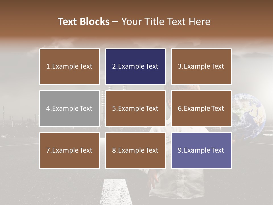 Inquinamento Generazione Catastrofe PowerPoint Template