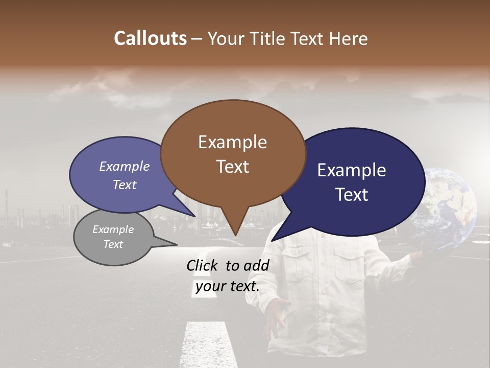 Inquinamento Generazione Catastrofe PowerPoint Template