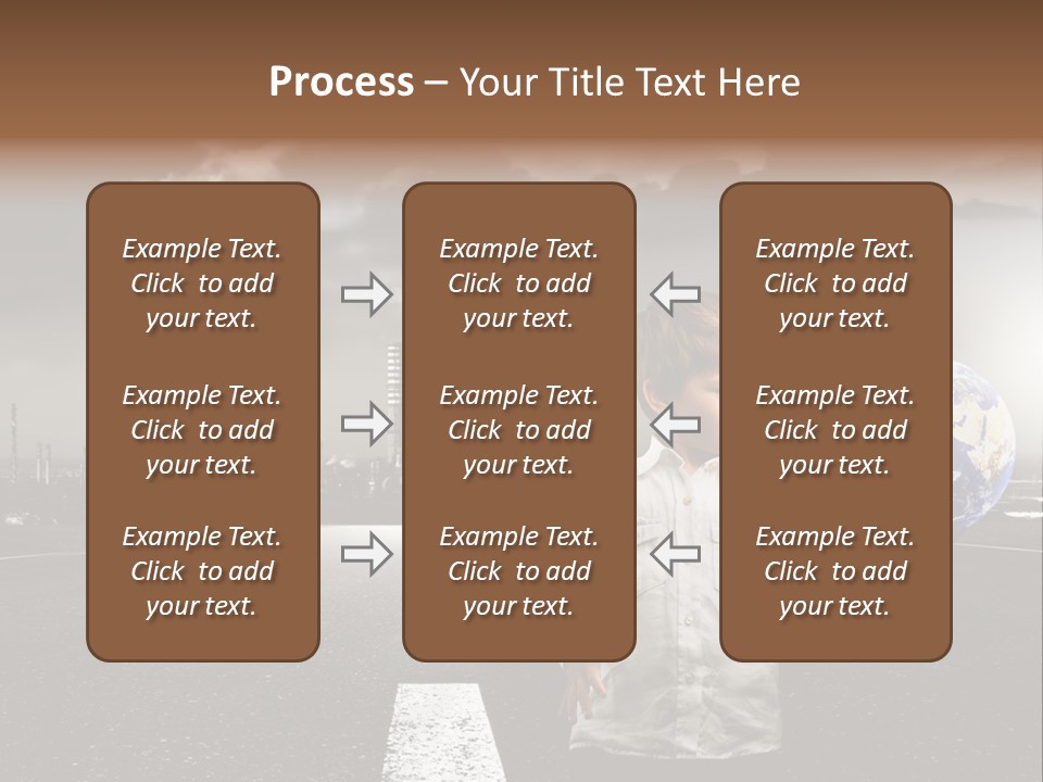 Inquinamento Generazione Catastrofe PowerPoint Template
