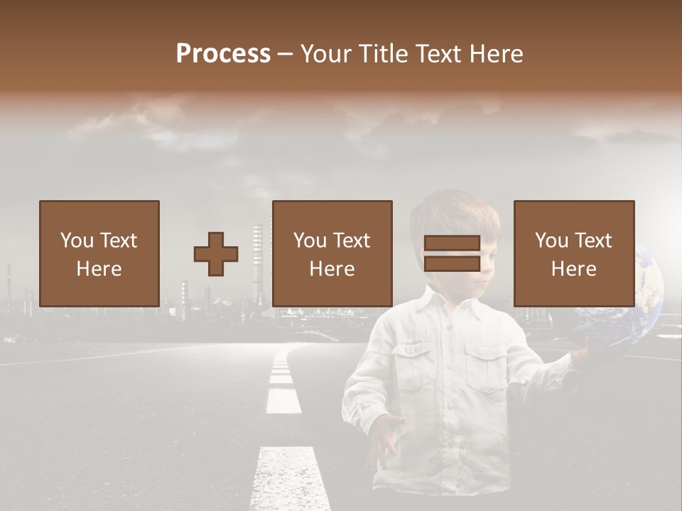 Inquinamento Generazione Catastrofe PowerPoint Template