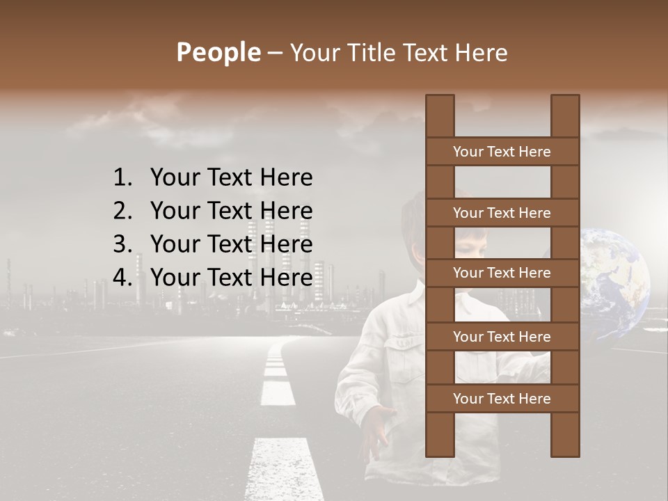 Inquinamento Generazione Catastrofe PowerPoint Template