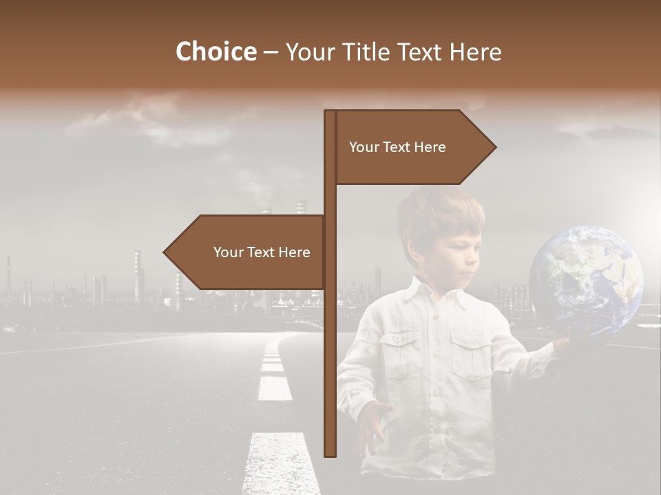 Inquinamento Generazione Catastrofe PowerPoint Template
