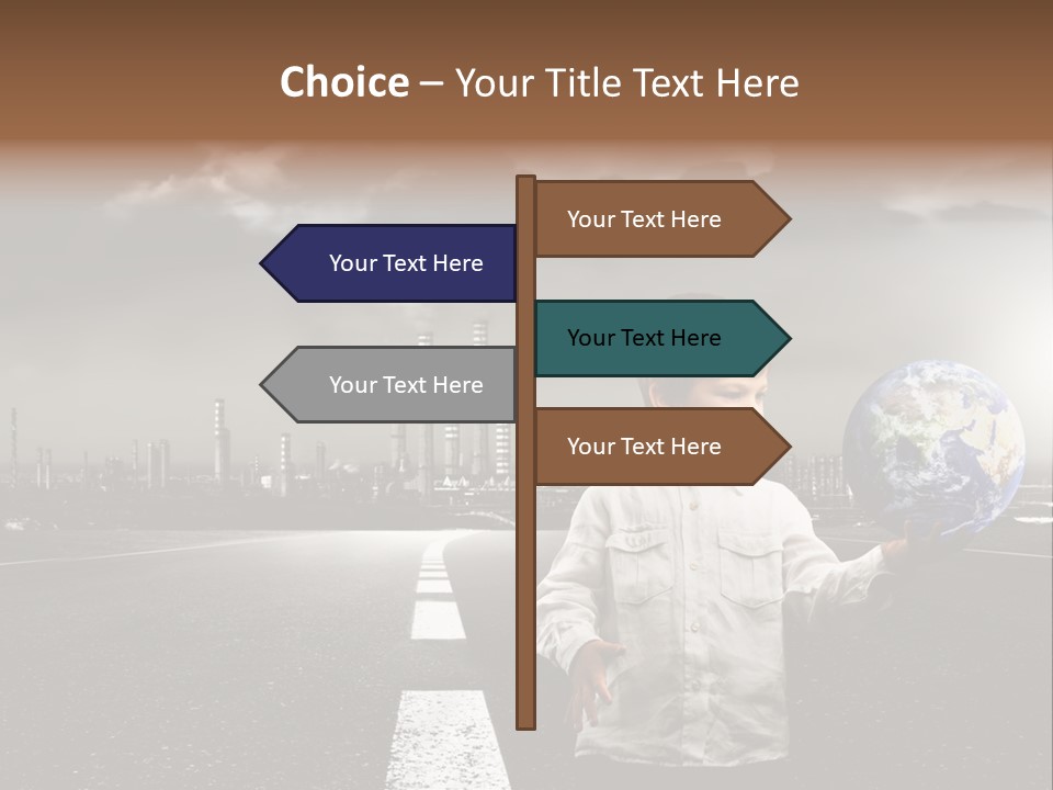 Inquinamento Generazione Catastrofe PowerPoint Template