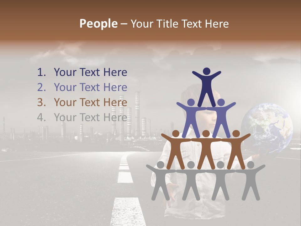 Inquinamento Generazione Catastrofe PowerPoint Template