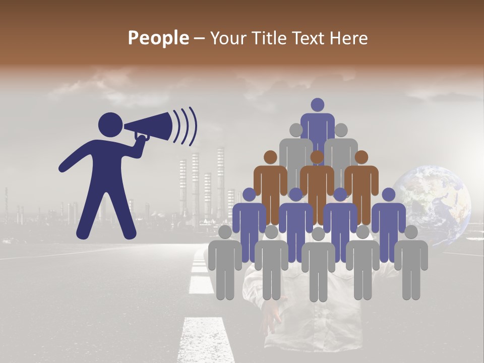 Inquinamento Generazione Catastrofe PowerPoint Template