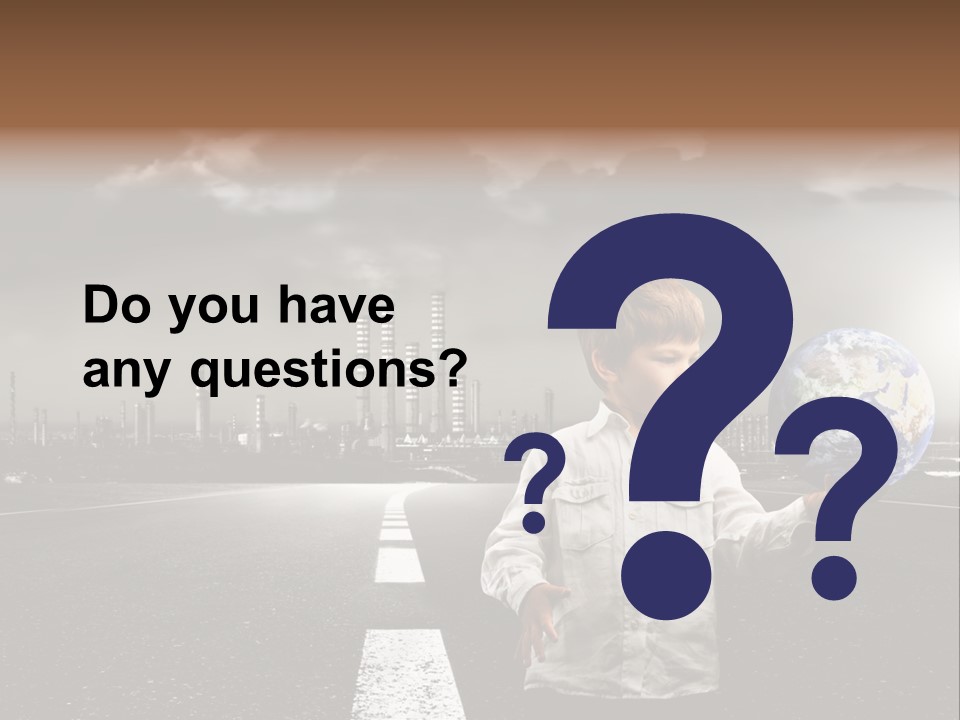 Inquinamento Generazione Catastrofe PowerPoint Template