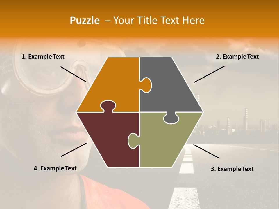 Man Way Occupation PowerPoint Template